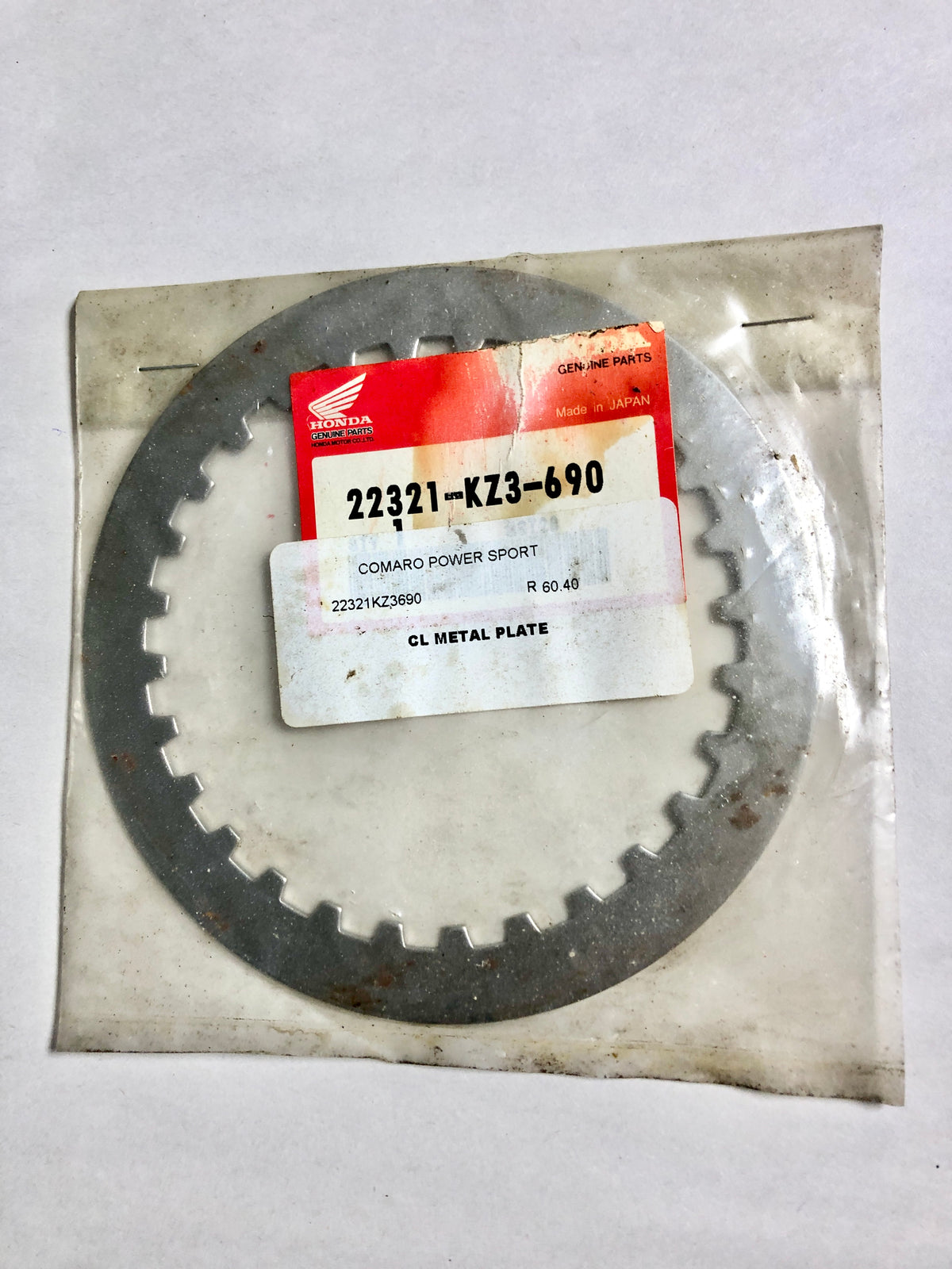 HONDA-CR250R-PLATE B,CLUTCH