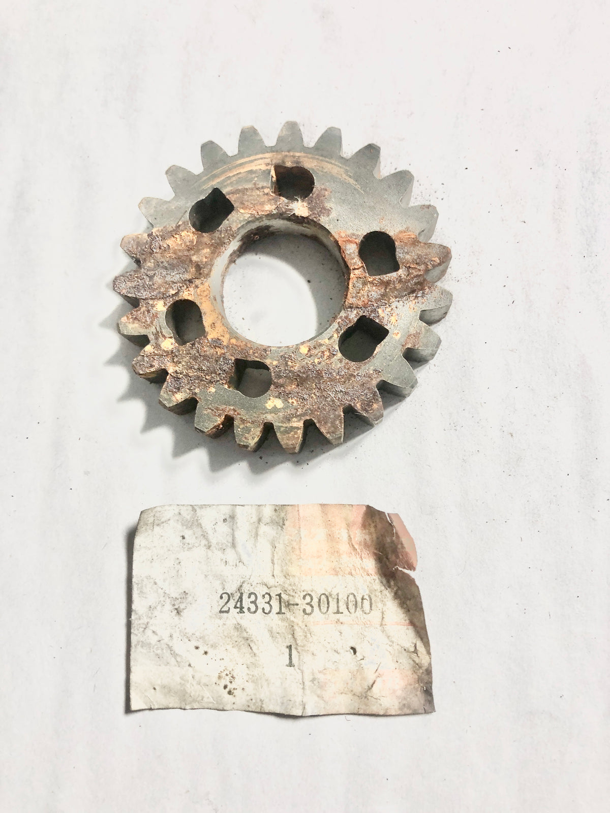 SUZUKI-TS250-GEAR,THIRD DRIVEN