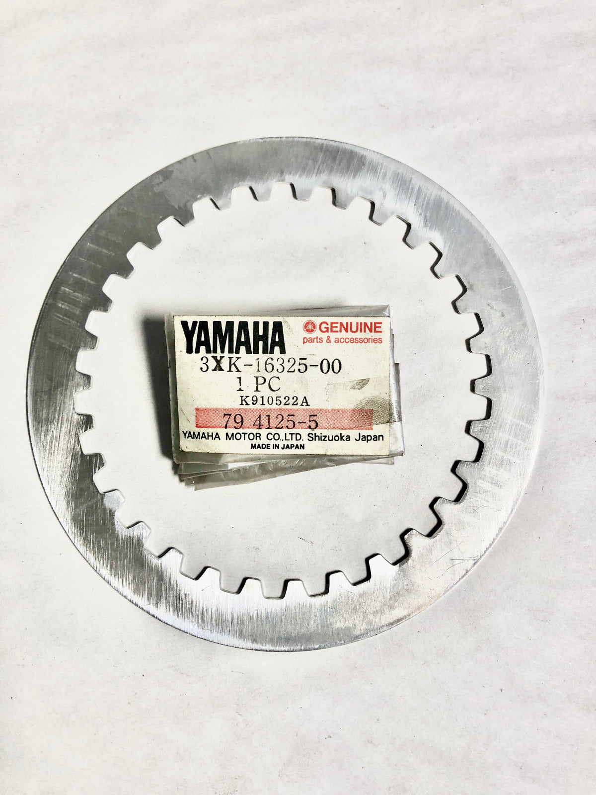 YAMAHA-XVS650-PLATE, CLUTCH 2 ALUMINIUM PLATE