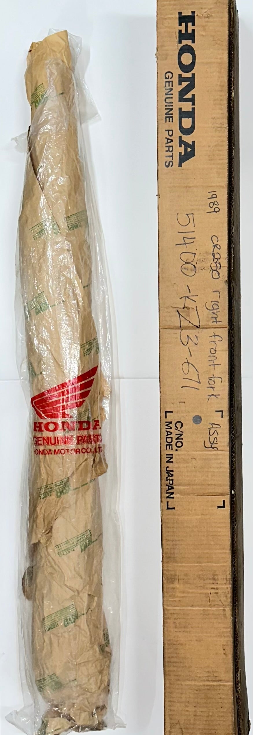 HONDA -RIGHT FRONT FROK ASSY CR250 1989