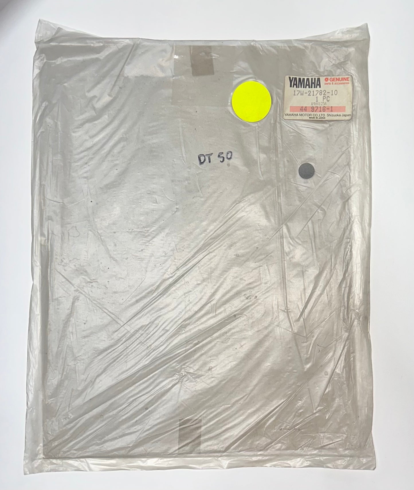 YAMAHA - YELLOW DECALS DT50 1988