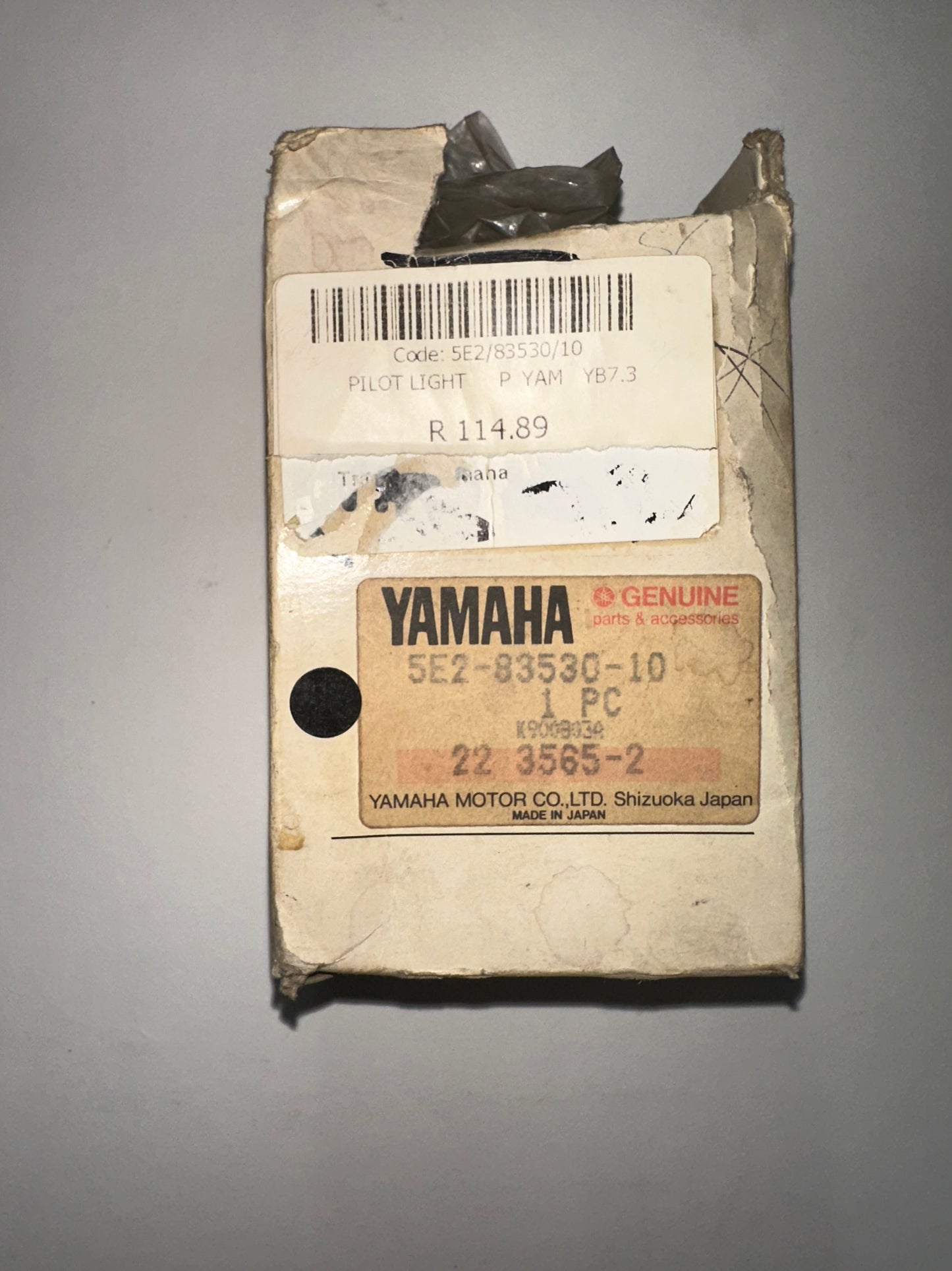 YAMAHA - PILOT LAMP ASSY 2 YB100 1987