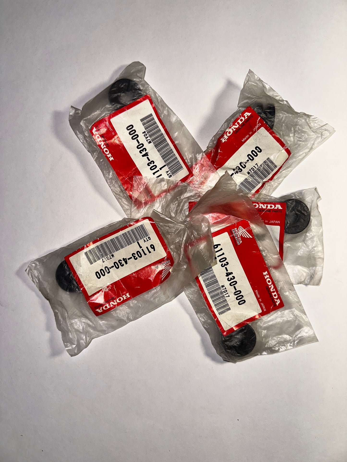 HONDA - RUBBER, FENDER MT CR250 1978-1999, CR125 1979-1999