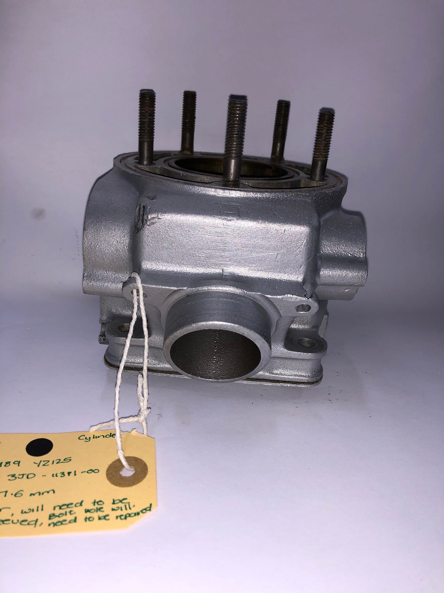 YAMAHA YZ125 1989 CYLINDER