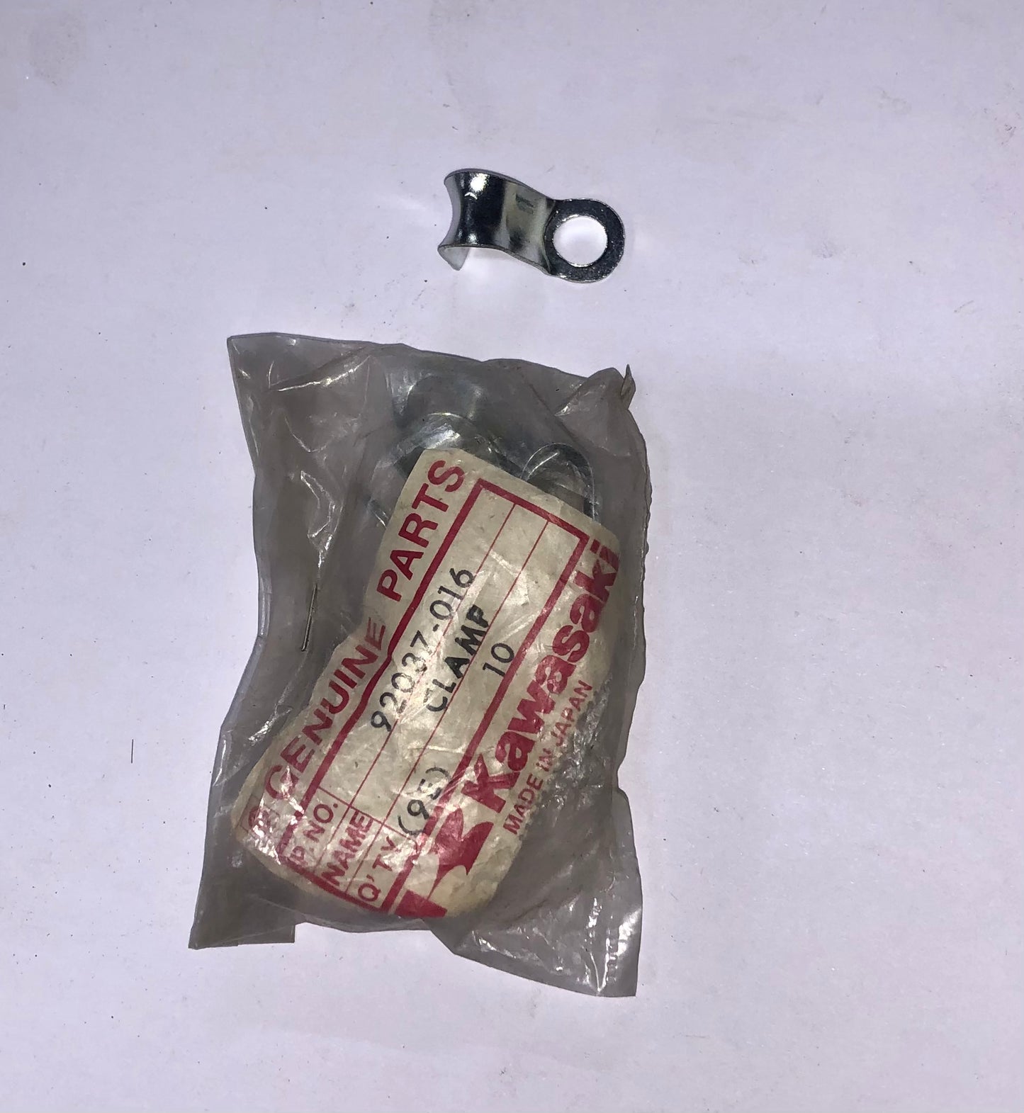 KAWASAKI - WIRING HARNESS CLAMP KX125, KX250, KX400, KX420, KX500