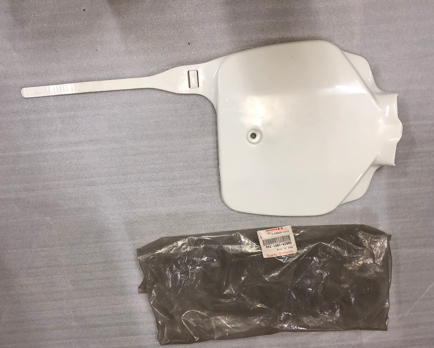 KAWASAKI - NUMBER PLATE BOARD KX100 2008-2013 & KX85 2003-2005 & 2008 (58029-1082-266)