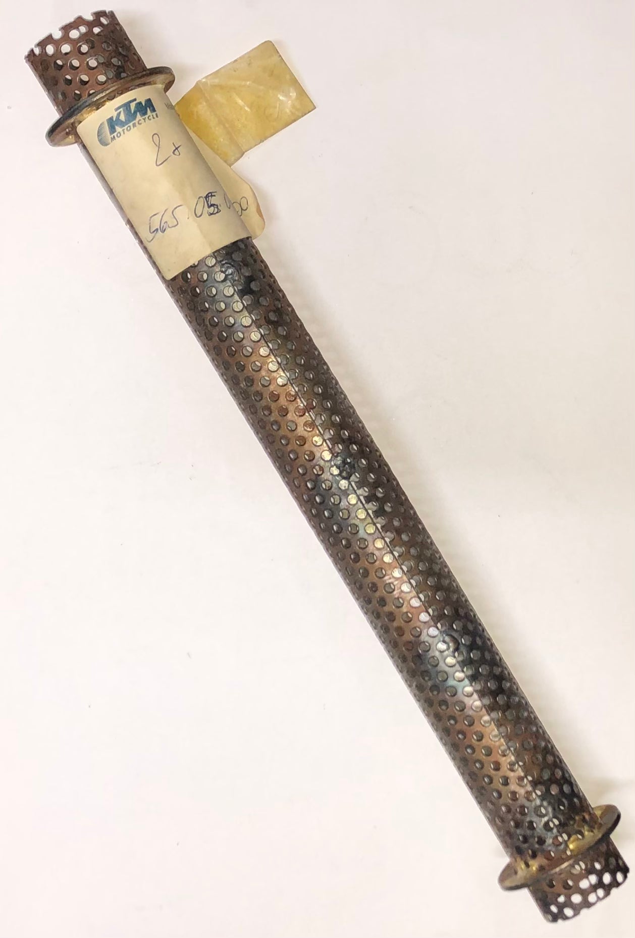 KTM - SILENCER PERFERRATED PIPE 250-500 MX ENDURO 1989