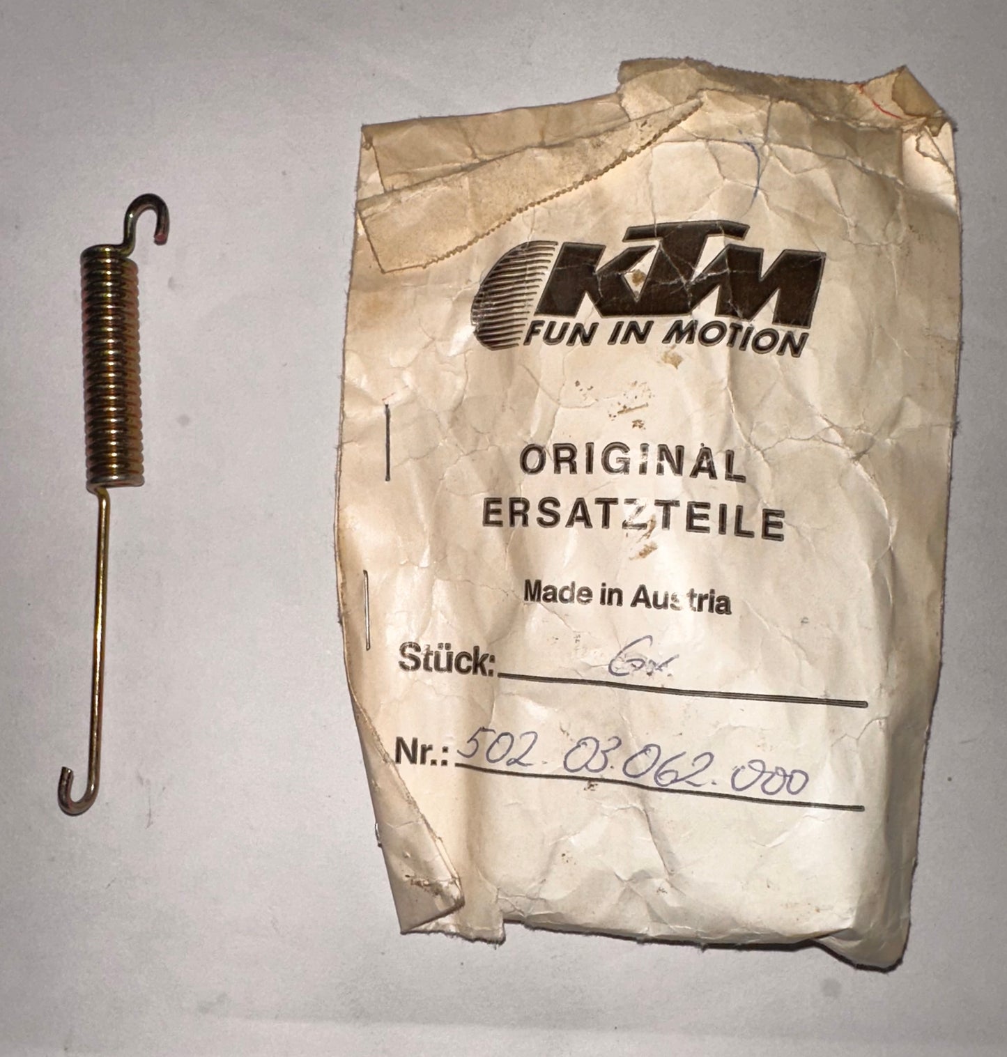 KTM 1987-1988 BRAKE PEADAL SPRING