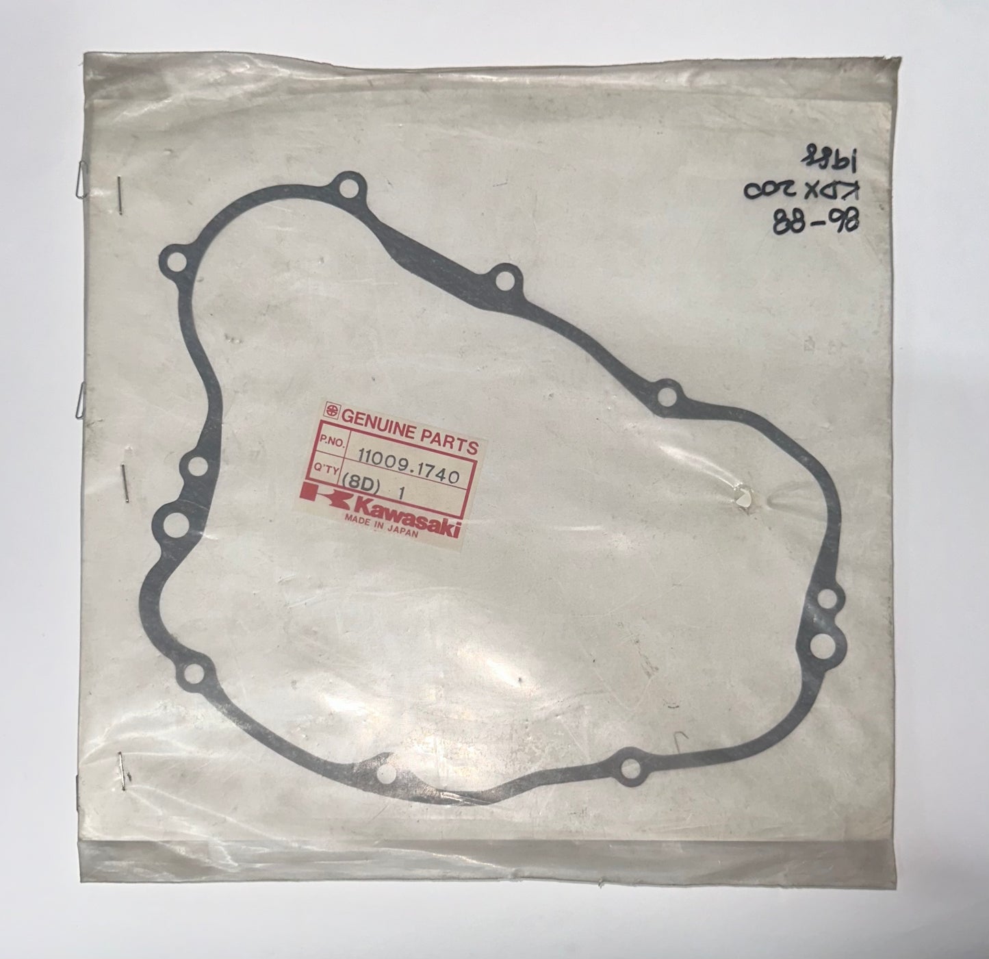 KAWASAKI - CLUTCH COVER GASKET KDX200 1986-1988