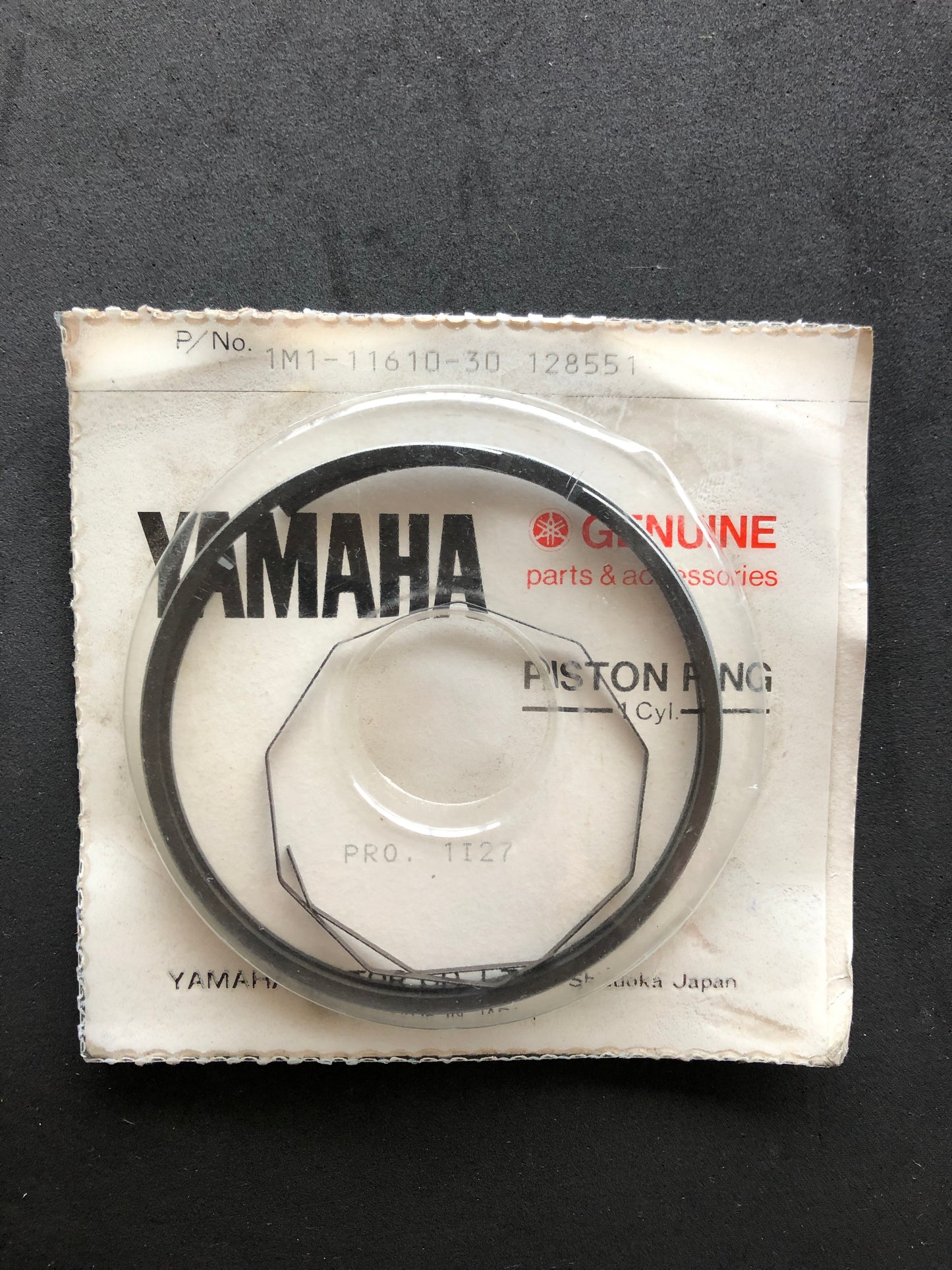 3RD OS PISTON RING SET - DT250