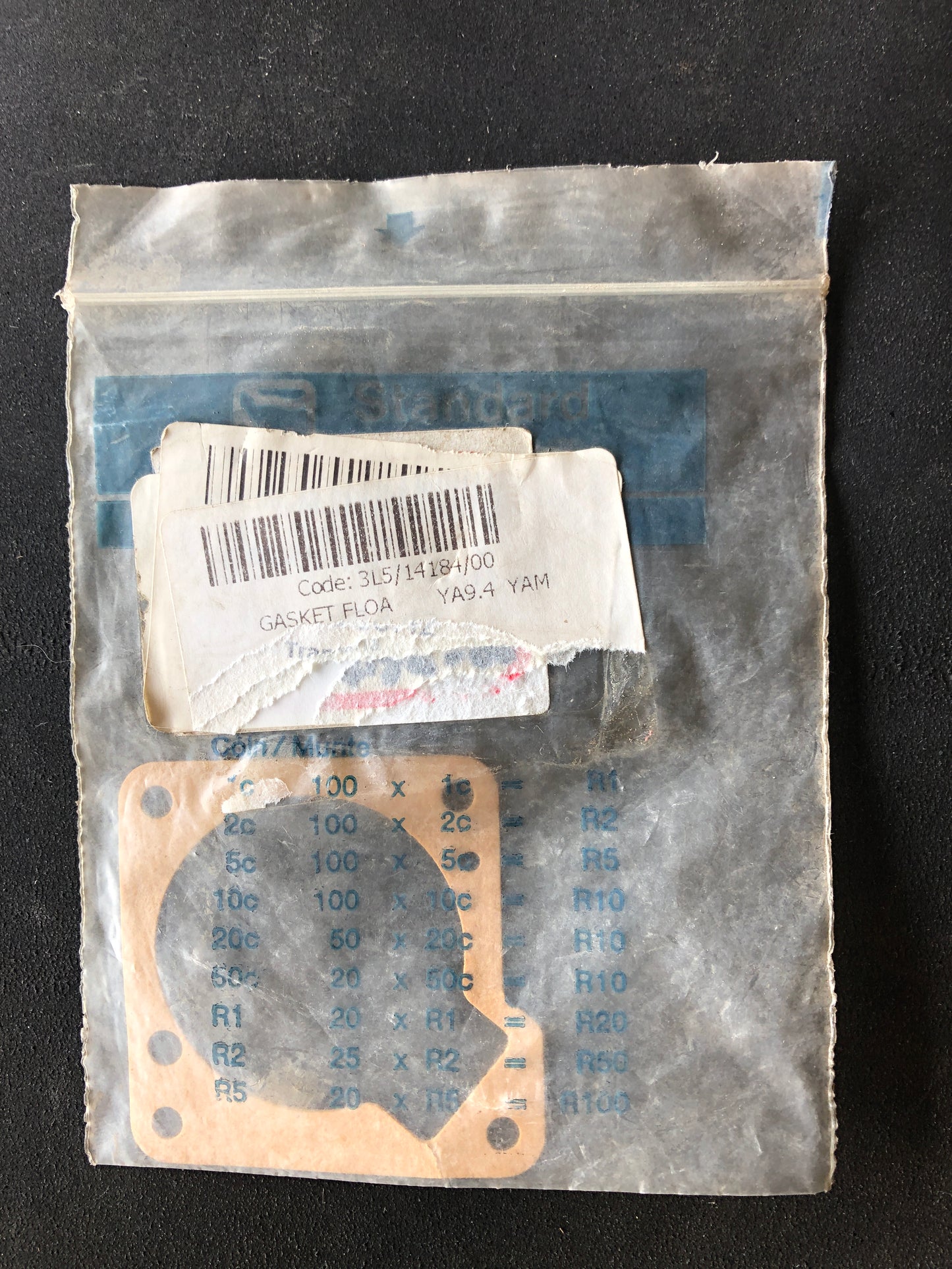 CARB BOWL GASKET - PW50