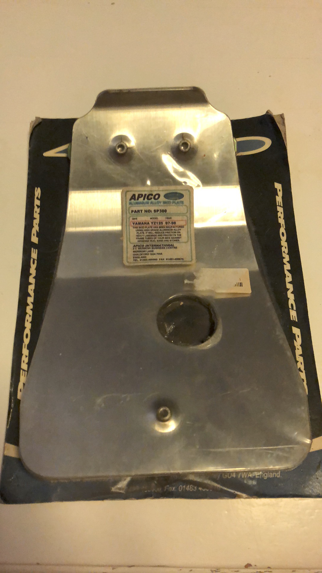 Apico Skidplate/SP300 - YZ125 (1997-1998)