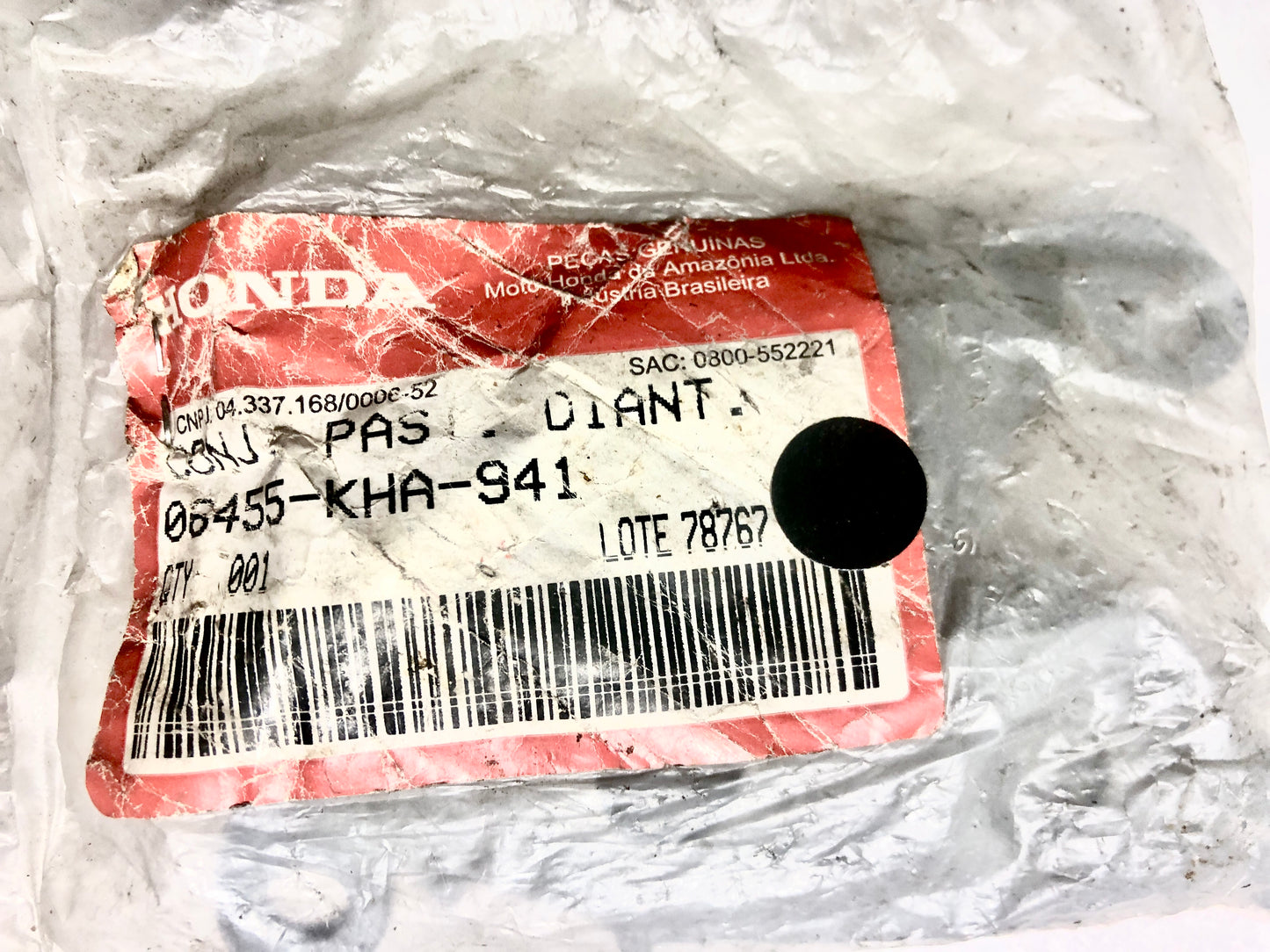 HONDA-XR125L-PAD SET,FR BRAKE (NAS)