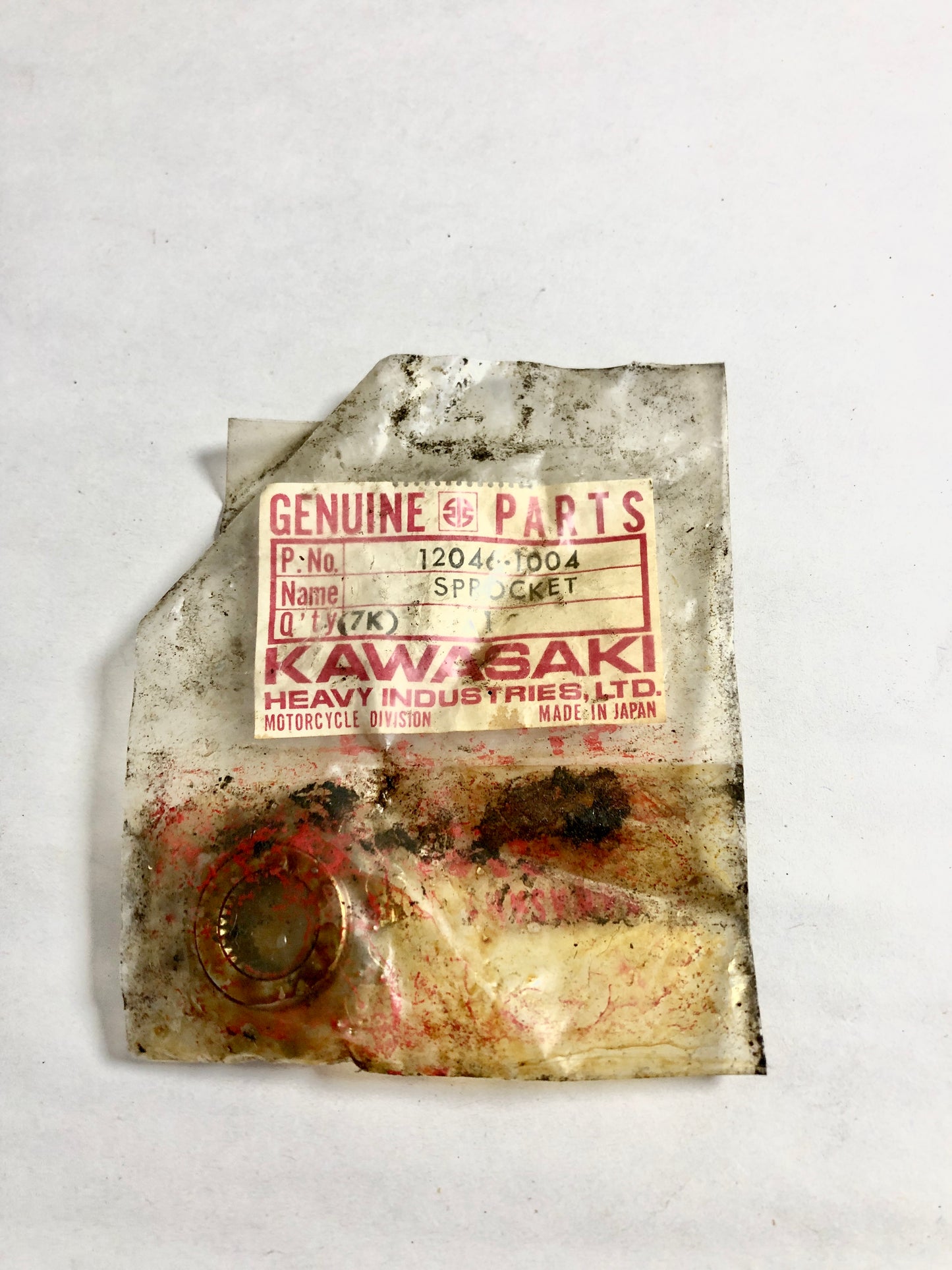 KAWASAKI-KZ200A1 -SPROCKET,STARTER MOTR