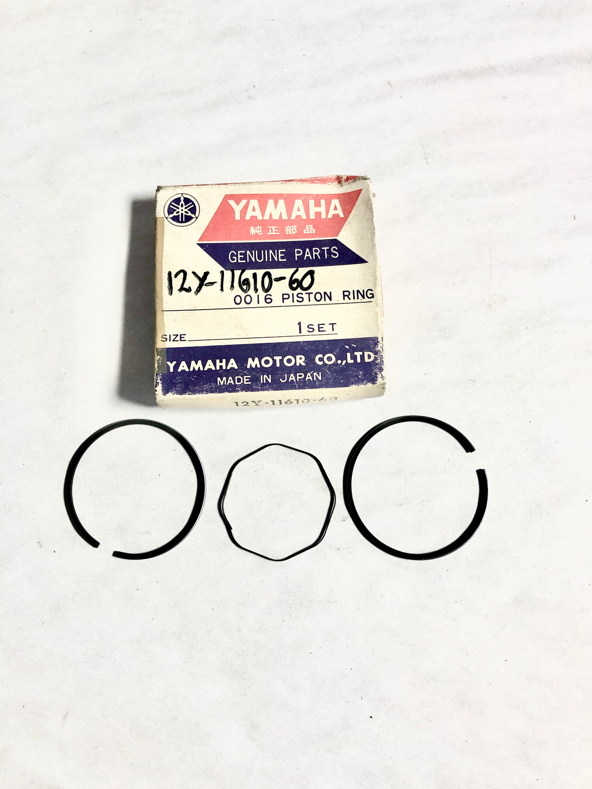 YAMAHA-DT50-PISTON RING SET (1ST O/S)