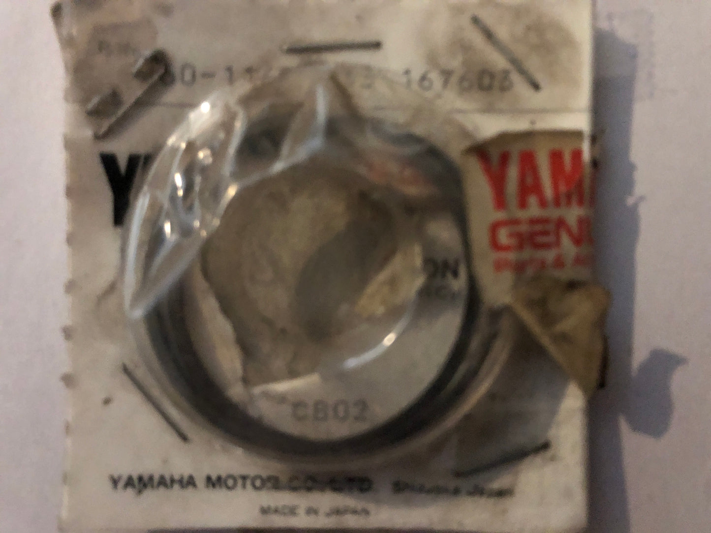 Yamaha-PW50-RING SET, PISTON(3RD O/S)