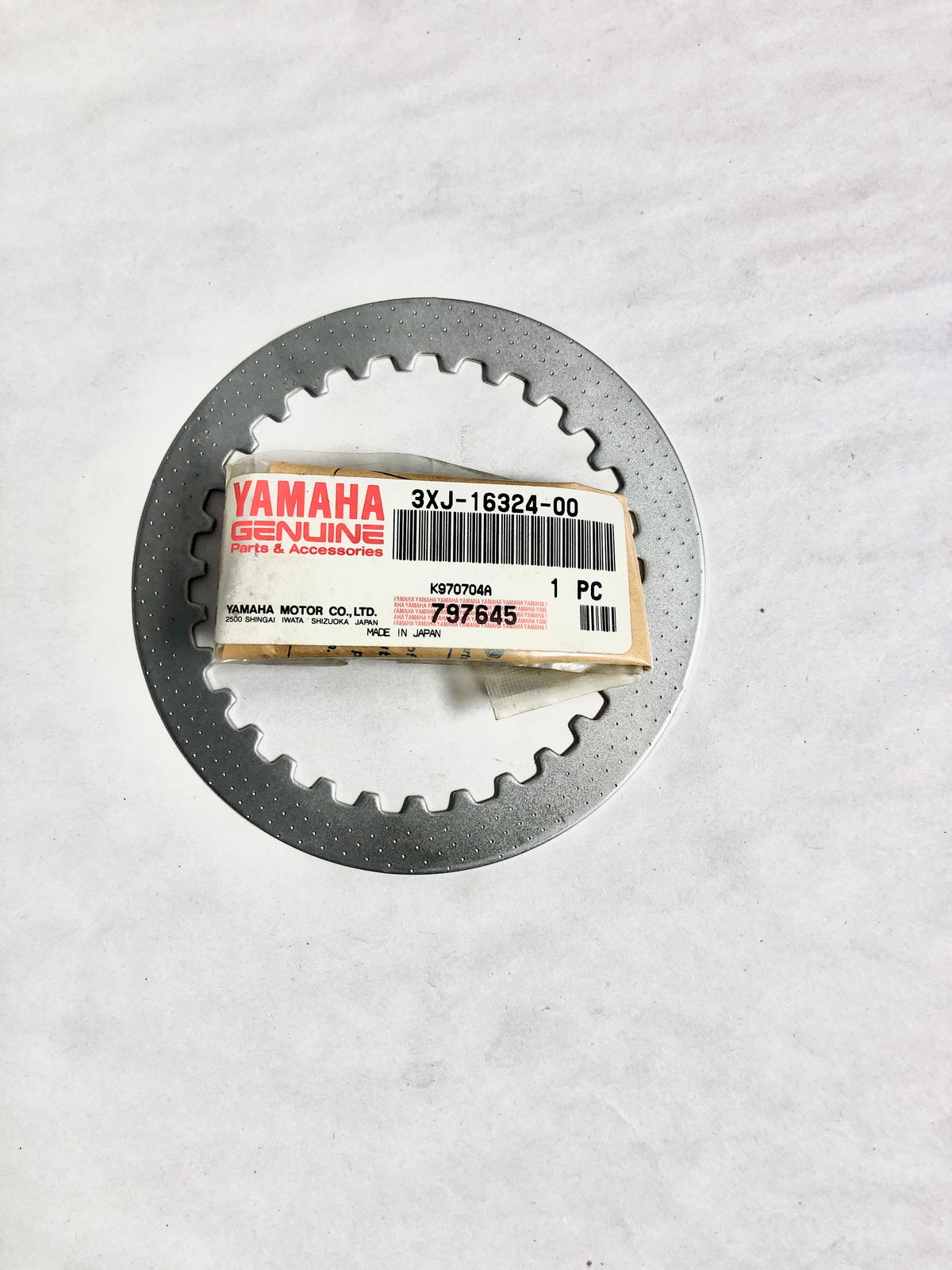 YAMAHA-YZ125H-PLATE, CLUTCH 1