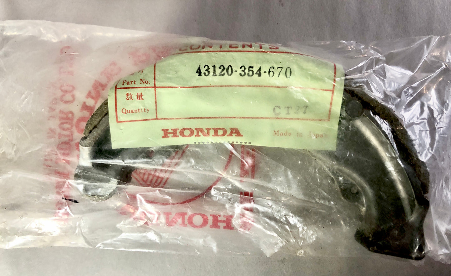 HONDA-CB175K3-SHOE,RR.BRAKE (MCA)