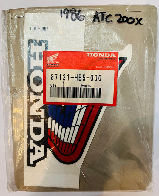 HONDA ATC 200X - TANK DECAL 1986