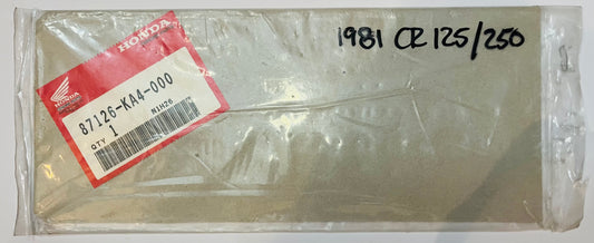 HONDA CR125/50 - TANK DECAL 1981