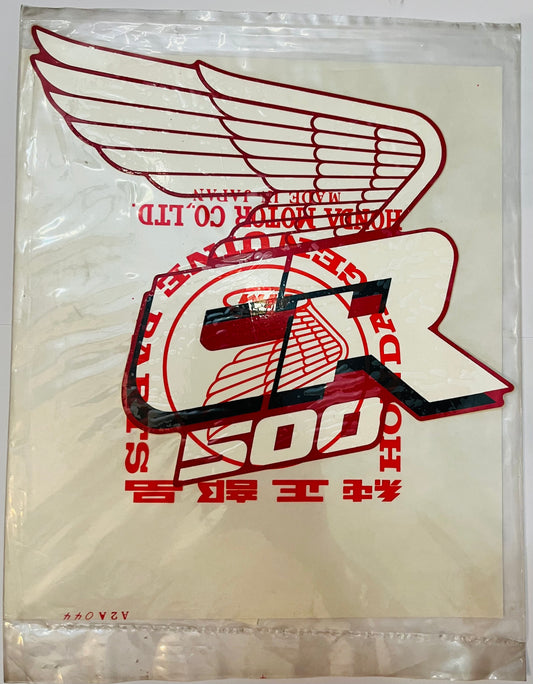 HONDA CR500 - RADIATOR SHROUD DECAL 1988