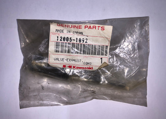 VALVE-EXHAUST, RH - KX250 1987