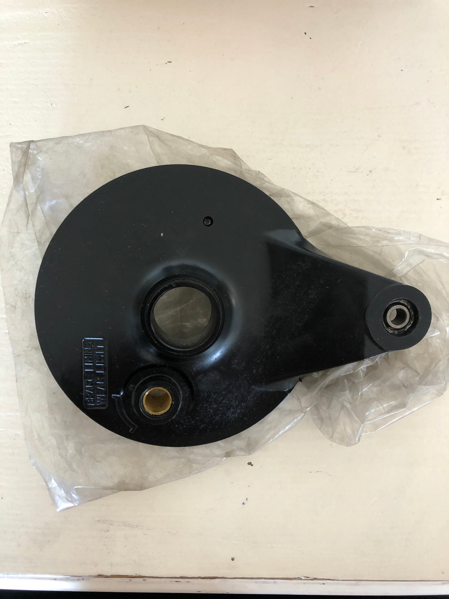 REAR HUB PLATE - RM125 (1980) & RM100 (1980 - 1981)