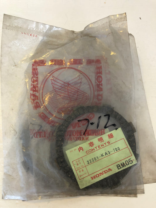 CLUTCH FRICTION PLATE - CR125 (1982)